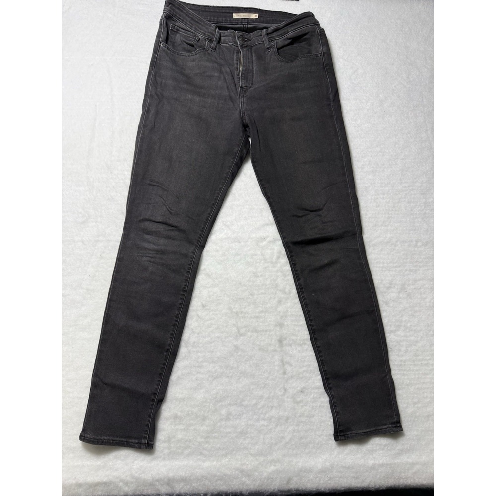 Levi's 721 High Rise Skinny Jeans Womens Size 31 Gray Stretch Denim Pants